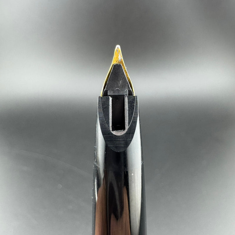 Montblanc Classic No. 420 Black Resin Fountain Pen Steel Fine Nib
