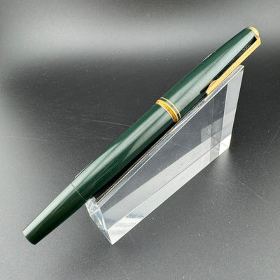 Montblanc Classic No. 221 Green Resin Fountain Pen 14K Gold Extra-Fine Nib