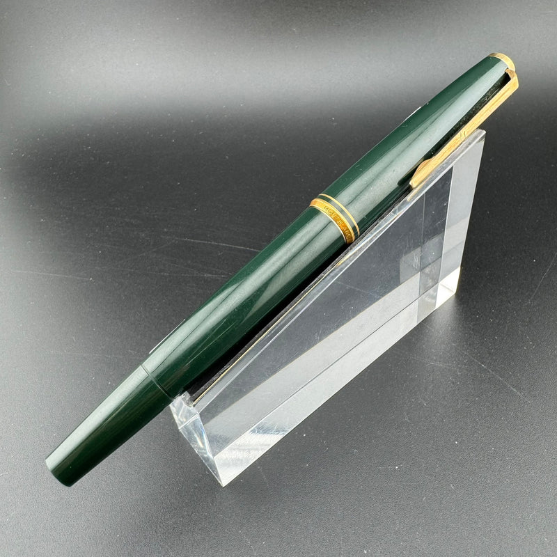 Montblanc Classic No. 221 Green Resin Fountain Pen 14K Gold Extra-Fine Nib