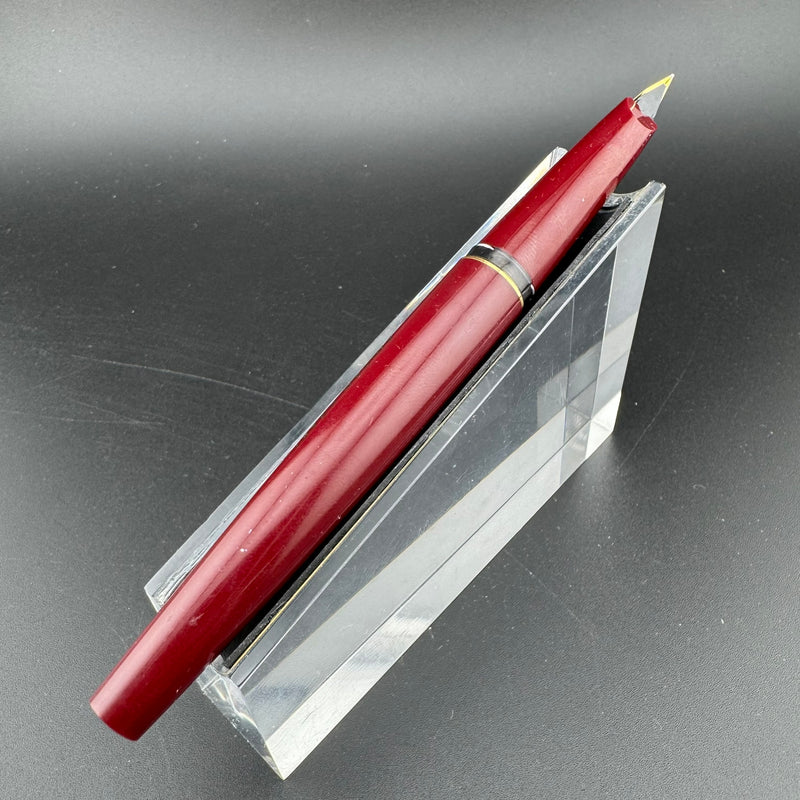 Montblanc Classic No. 310 Burgundy Resin Fountain Pen Steel Extra-Fine Nib