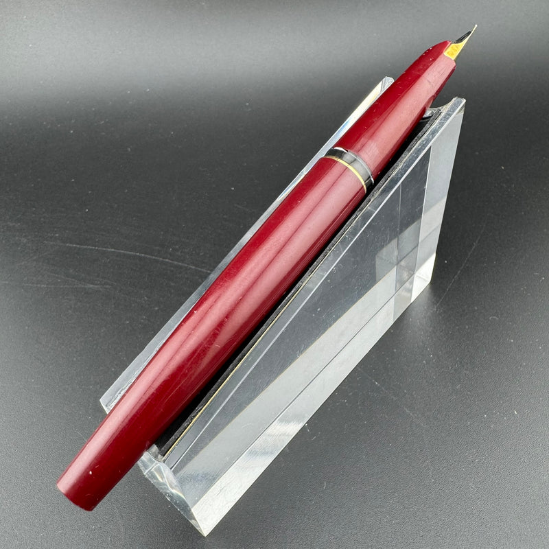 Montblanc Classic No. 310 Burgundy Resin Fountain Pen Steel Extra-Fine Nib