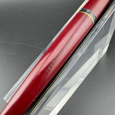 Montblanc Classic No. 310 Burgundy Resin Fountain Pen Steel Extra-Fine Nib