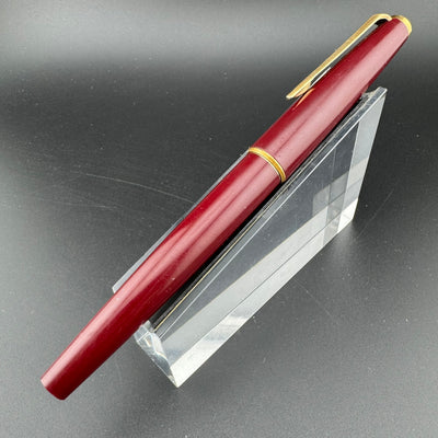 Montblanc Classic No. 310 Burgundy Resin Fountain Pen Steel Extra-Fine Nib