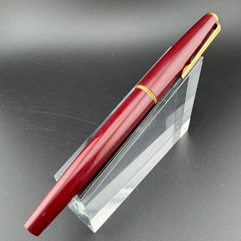 Montblanc Classic No. 310 Burgundy Resin Fountain Pen Steel Extra-Fine Nib