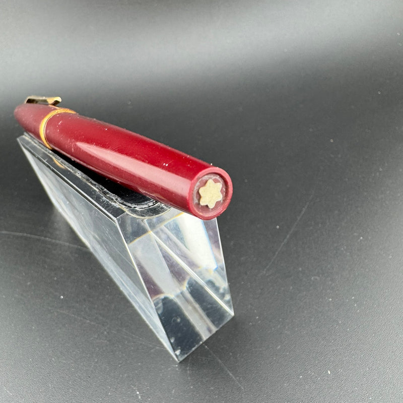 Montblanc Classic No. 310 Burgundy Resin Fountain Pen Steel Extra-Fine Nib