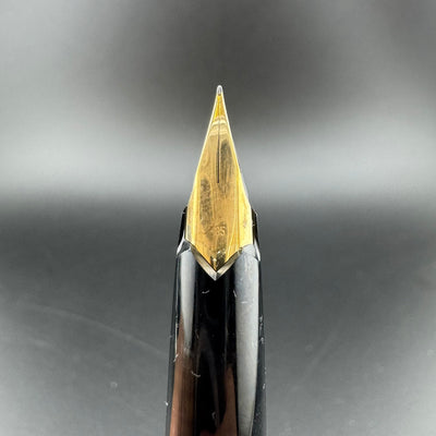 Montblanc Classic No. 221 Black Resin Fountain Pen 14K Gold Extra-Fine Nib