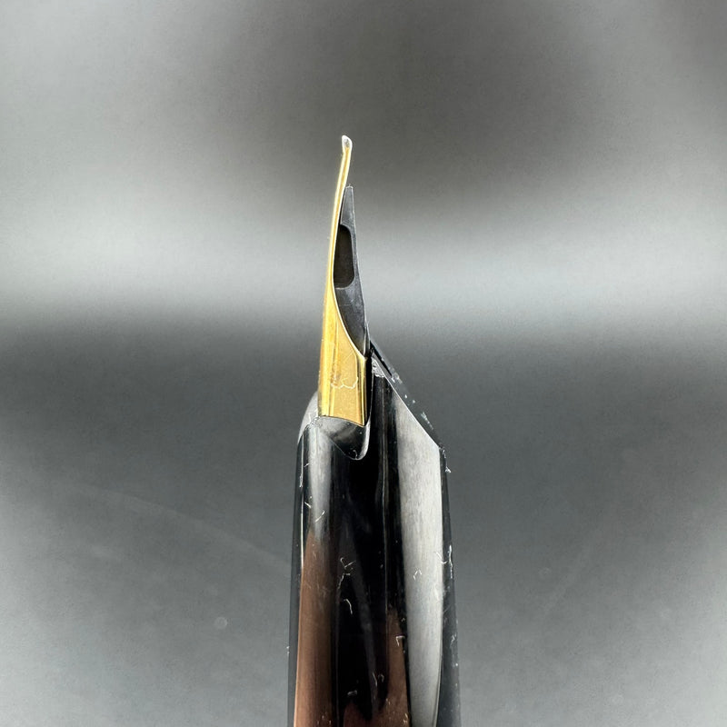 Montblanc Classic No. 221 Black Resin Fountain Pen 14K Gold Extra-Fine Nib