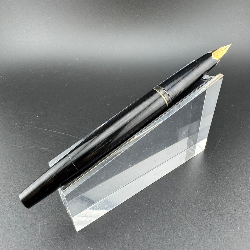 Montblanc Classic No. 221 Black Resin Fountain Pen 14K Gold Extra-Fine Nib