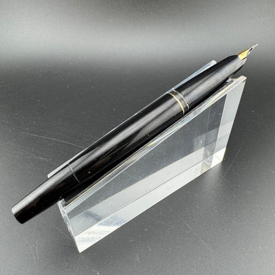 Montblanc Classic No. 221 Black Resin Fountain Pen 14K Gold Extra-Fine Nib