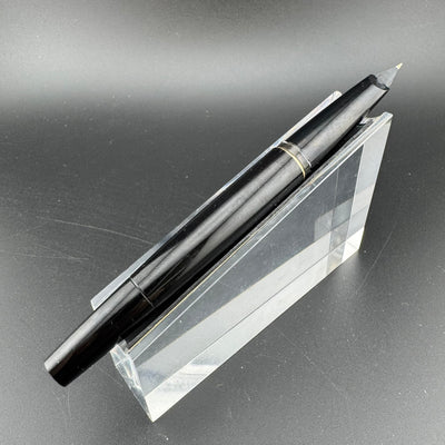 Montblanc Classic No. 221 Black Resin Fountain Pen 14K Gold Extra-Fine Nib