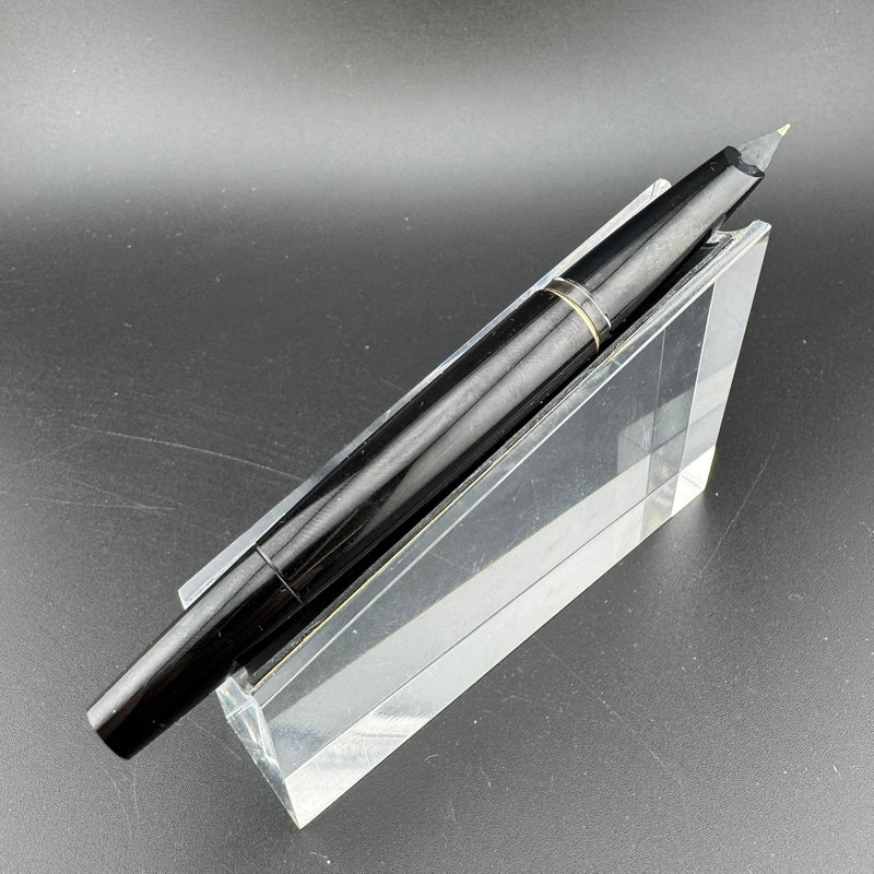 Montblanc Classic No. 221 Black Resin Fountain Pen 14K Gold Extra-Fine Nib