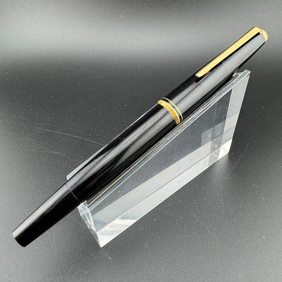 Montblanc Classic No. 221 Black Resin Fountain Pen 14K Gold Extra-Fine Nib