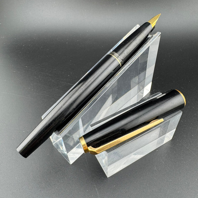 Montblanc Classic No. 310 Black Resin Fountain Pen Steel Extra Fine Nib