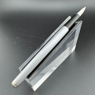 Montblanc SlimLine First Gen Brushed Steel Fountain Pen Fine Nib