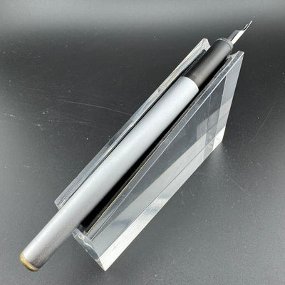 Montblanc SlimLine First Gen Brushed Steel Fountain Pen Fine Nib