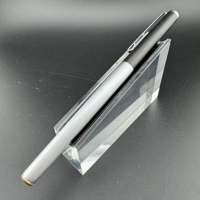 Montblanc SlimLine First Gen Brushed Steel Fountain Pen Fine Nib