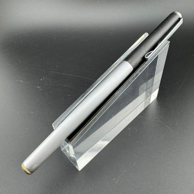 Montblanc SlimLine First Gen Brushed Steel Fountain Pen Fine Nib