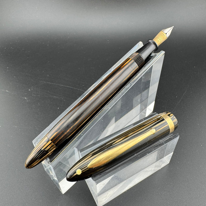 Sheaffer Balance Lifetime Full Size Fountain Pen 14K Gold Fine Nib Unrestored