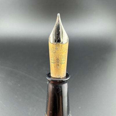 Sheaffer Balance Lifetime Full Size Fountain Pen 14K Gold Fine Nib Unrestored