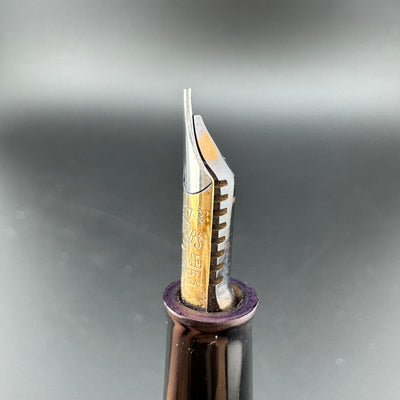 Sheaffer Lifetime Balance Short Fountain Pen 14K Gold Med Nib Unrestored