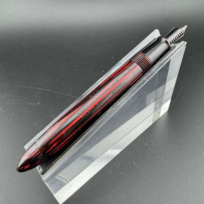 Sheaffer Lifetime Balance Short Fountain Pen 14K Gold Med Nib Unrestored