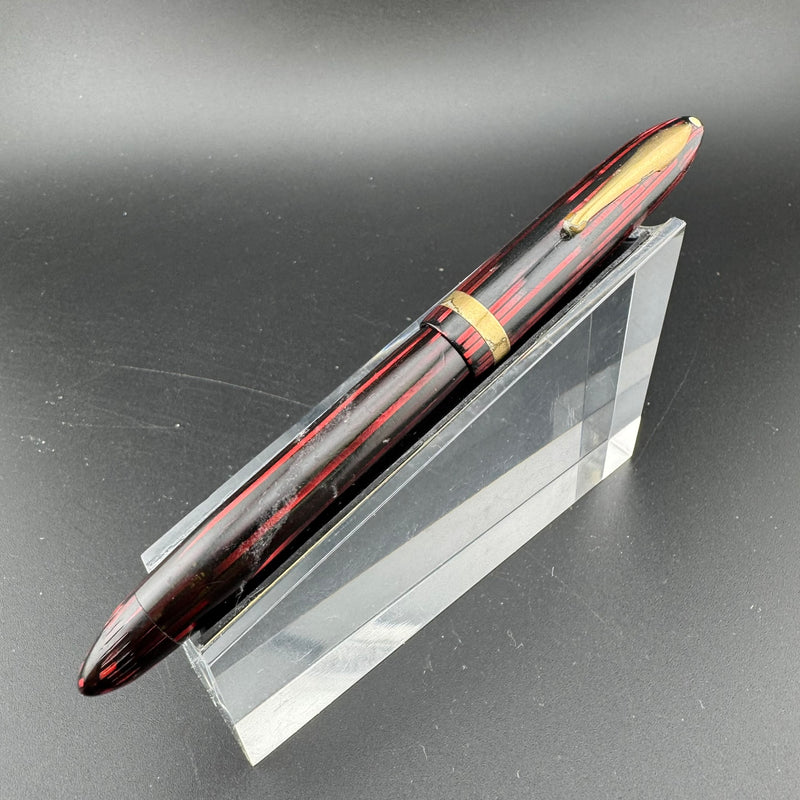 Sheaffer Lifetime Balance Short Fountain Pen 14K Gold Med Nib Unrestored
