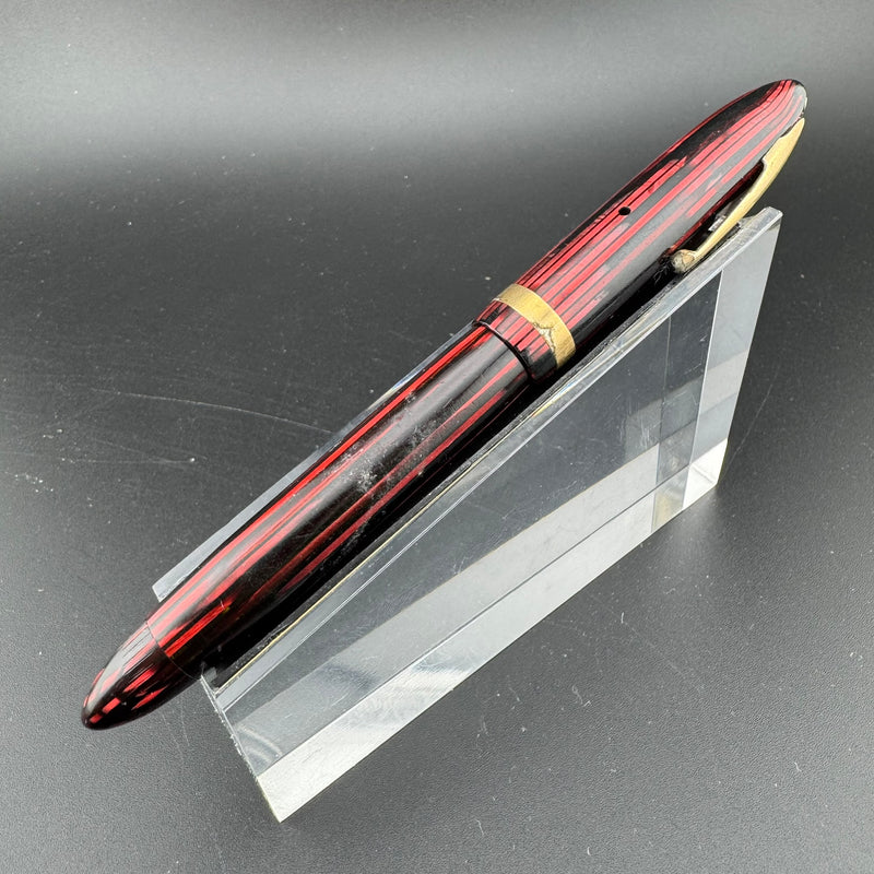 Sheaffer Lifetime Balance Short Fountain Pen 14K Gold Med Nib Unrestored