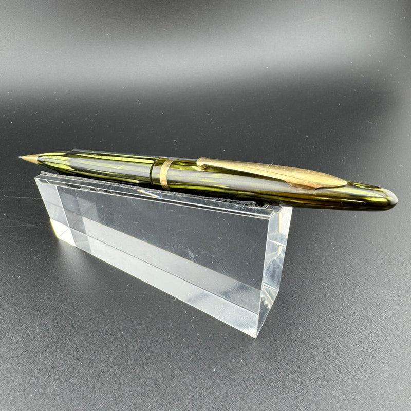 Sheaffer Balance 400 Green Striated Mechanical Twist Pencil