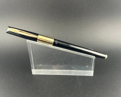 Sailor Full Size Black and Gold Fountain Pen w/ 14K Gold Fine nib