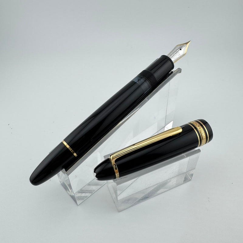 Montblanc Meisterstück No. 146 Fountain Pen 14K Gold Fine Nib Serviced