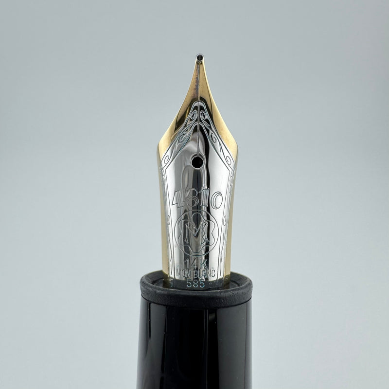 Montblanc Meisterstück No. 146 Fountain Pen 14K Gold Fine Nib Serviced