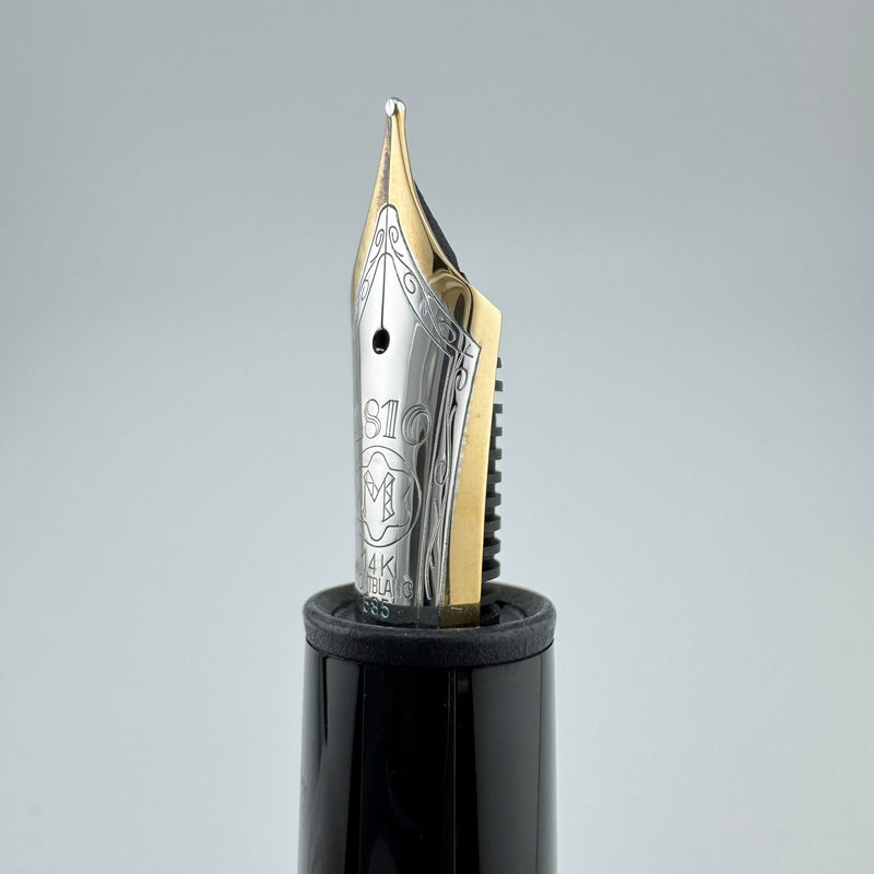 Montblanc Meisterstück No. 146 Fountain Pen 14K Gold Fine Nib Serviced