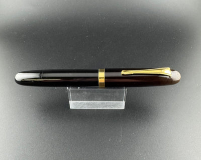 Ban-Ei Oversized Urushi Fountain Pen 14K Gold G.K. Nib Serviced w/ Warranty