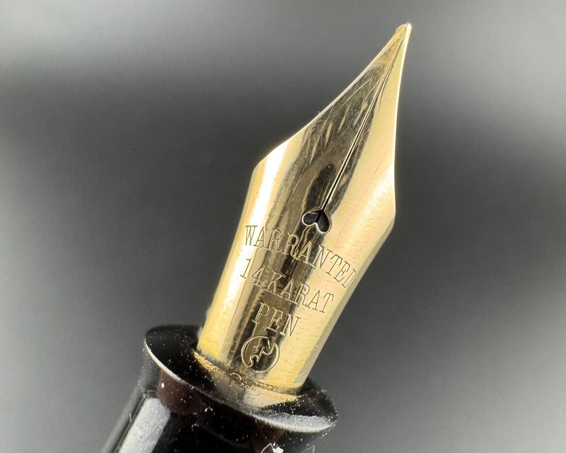 Ban-Ei Oversized Urushi Fountain Pen 14K Gold G.K. Nib Serviced w/ Warranty