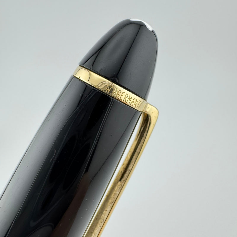 Montblanc Meisterstück No. 146 Fountain Pen 14K Gold Fine Nib Serviced