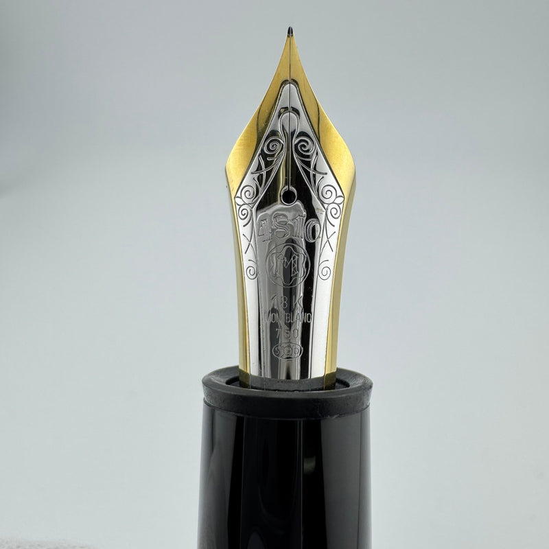 Montblanc Meisterstück No. 149 Fountain Pen 18K Gold Extra-Fine Nib Serviced
