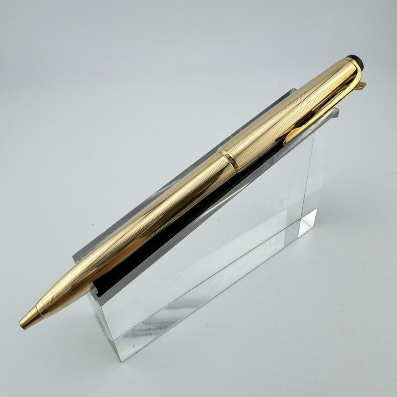Montblanc No. 88 Rolled Gold Pinstripe Lever Switch Ballpoint Pen