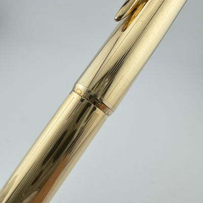 Montblanc No. 88 Rolled Gold Pinstripe Lever Switch Ballpoint Pen