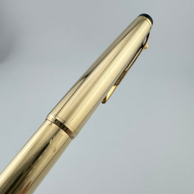 Montblanc No. 88 Rolled Gold Pinstripe Lever Switch Ballpoint Pen