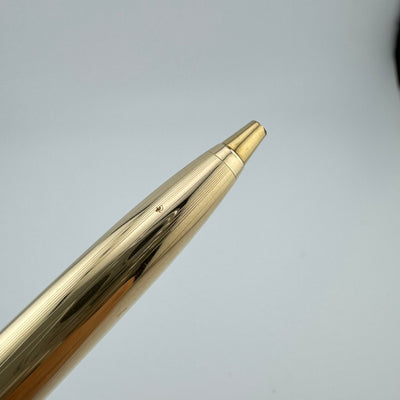 Montblanc No. 88 Rolled Gold Pinstripe Lever Switch Ballpoint Pen