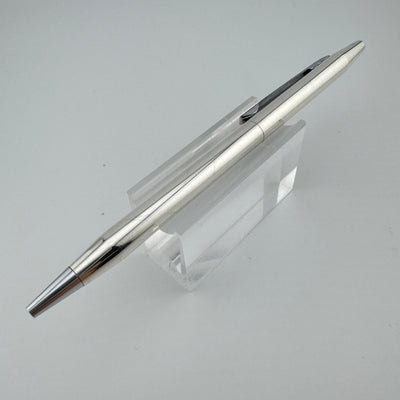 Tiffany & Co. Signed Cross 925 Sterling Silver Twist Ballpoint Pen