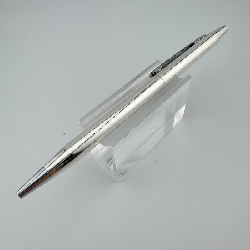 Tiffany & Co. Signed Cross 925 Sterling Silver Twist Ballpoint Pen