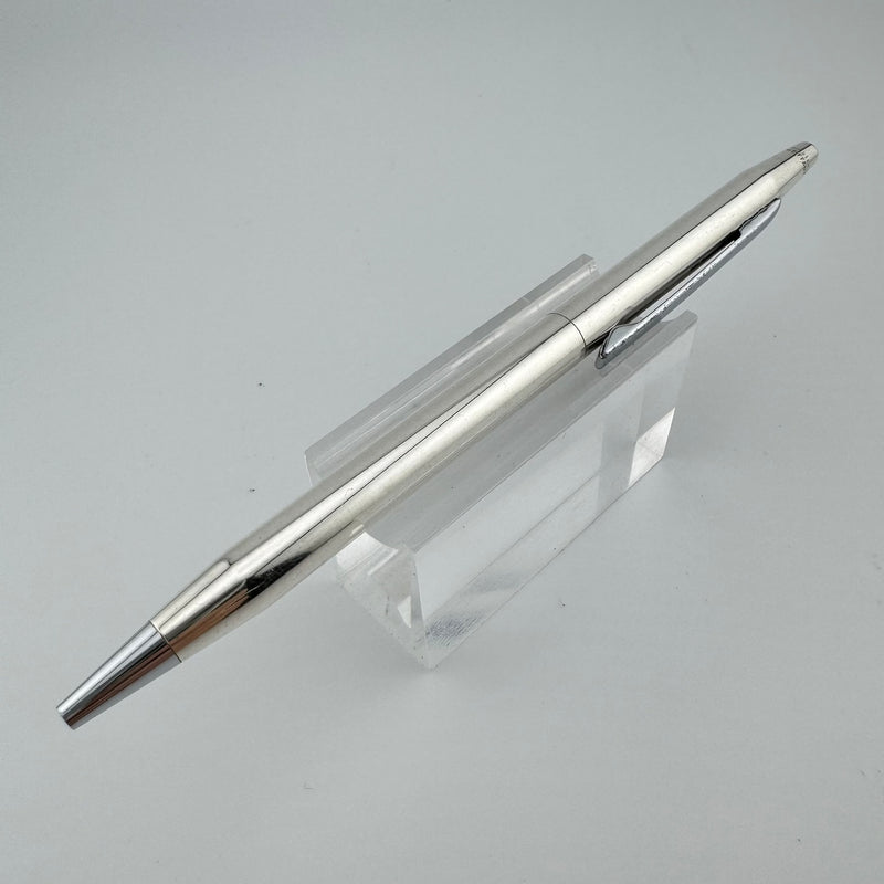 Tiffany & Co. Signed Cross 925 Sterling Silver Twist Ballpoint Pen