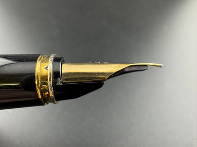 Pilot Deluxe Black Lacquer Fountain Pen 18K Gold F Nib