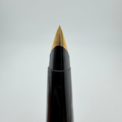 Parker 45 Flighter Deluxe Black Tassie Fountain Pen 14K Gold Extra-Fine Nib