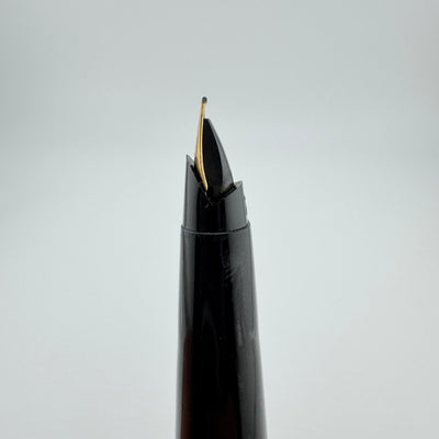 Parker 45 Flighter Deluxe Black Tassie Fountain Pen 14K Gold Extra-Fine Nib