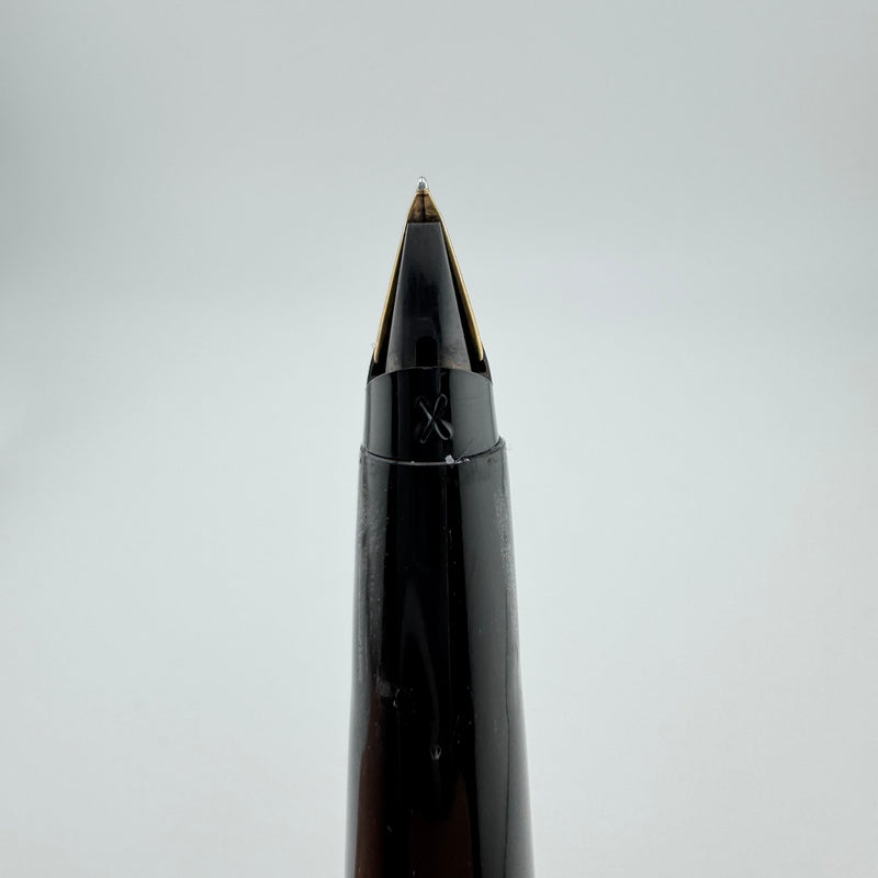 Parker 45 Flighter Deluxe Black Tassie Fountain Pen 14K Gold Extra-Fine Nib