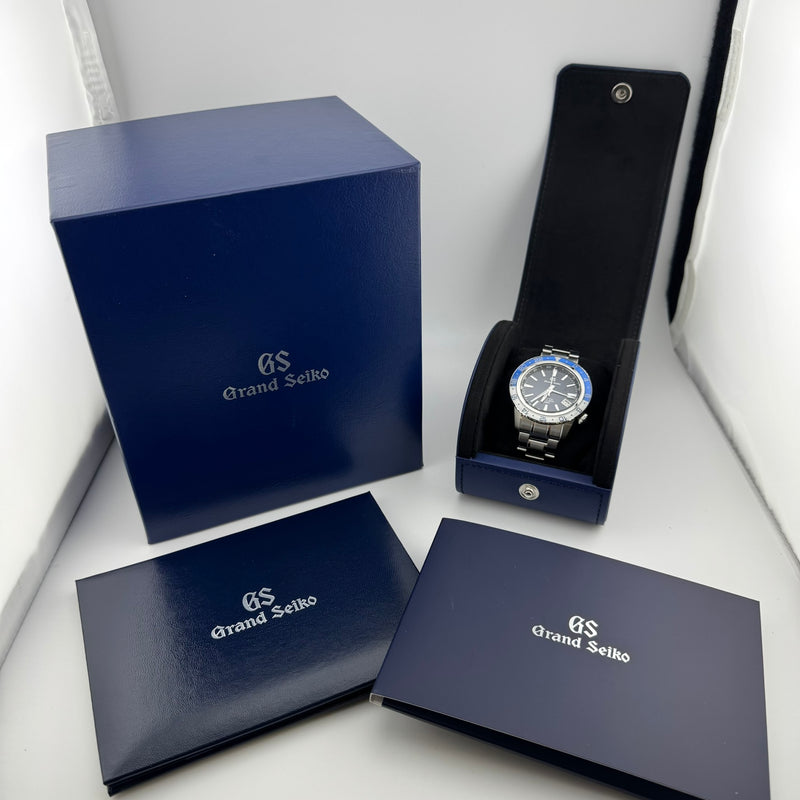 Grand Seiko SBGJ237 REF.9S86-00K0 Hi-Beat Automatic GMT Watch w/Box & Papers