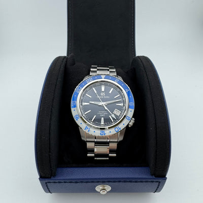 Grand Seiko SBGJ237 REF.9S86-00K0 Hi-Beat Automatic GMT Watch w/Box & Papers