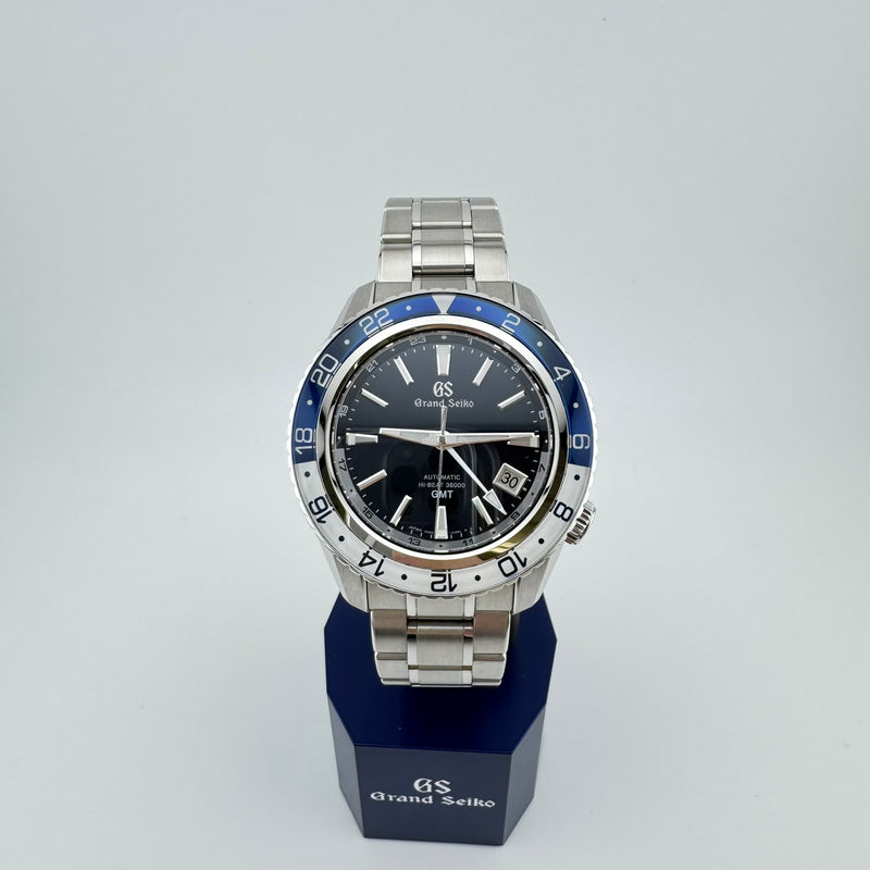 Grand Seiko SBGJ237 REF.9S86-00K0 Hi-Beat Automatic GMT Watch w/Box & Papers